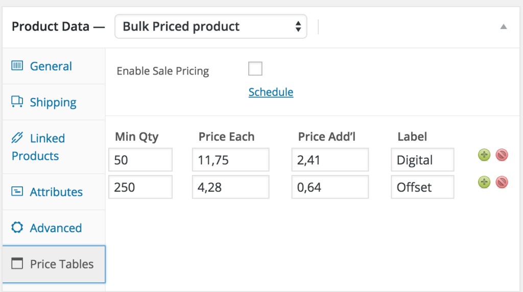 Bulk Pricing Module One Big Idea